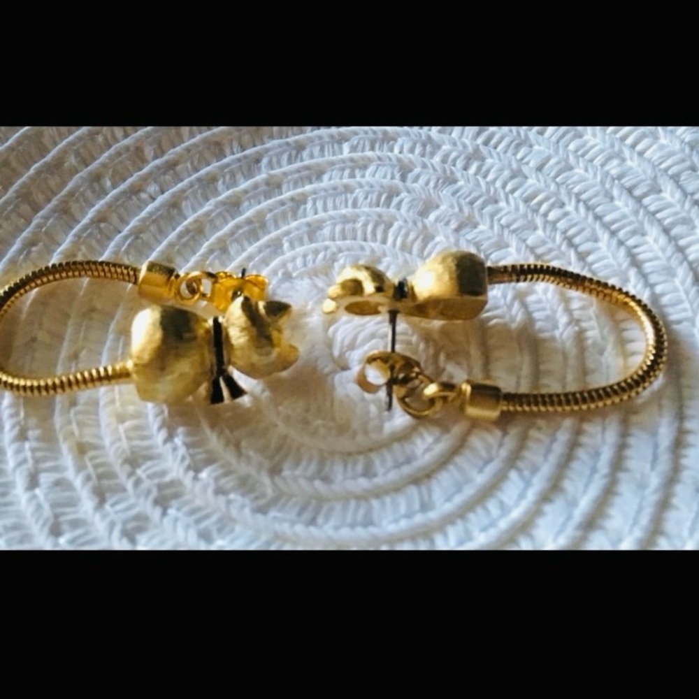 CAT earrings by Gold Crown (60’s Vintage)